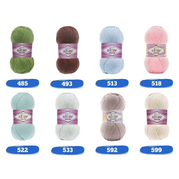 Craftsyarn - Wholesale Yarn - Alize Cotton Gold yarn, Mercerized cotton thread, Amigurumi8