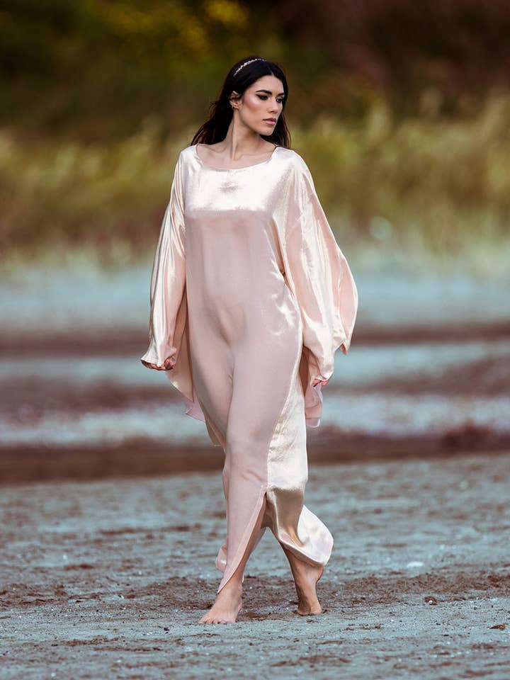 Lång Lurex Kaftan för wholesale av KELLE' CAPRI