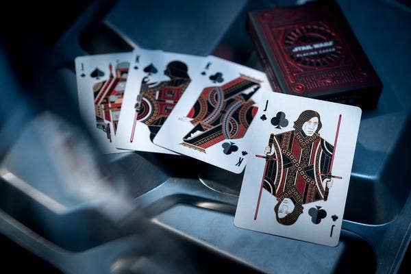 Cardshouse – Cartas de jogar por atacado – Teoria dos Cartões do Lado Negro de Star Wars (Vermelho) 118