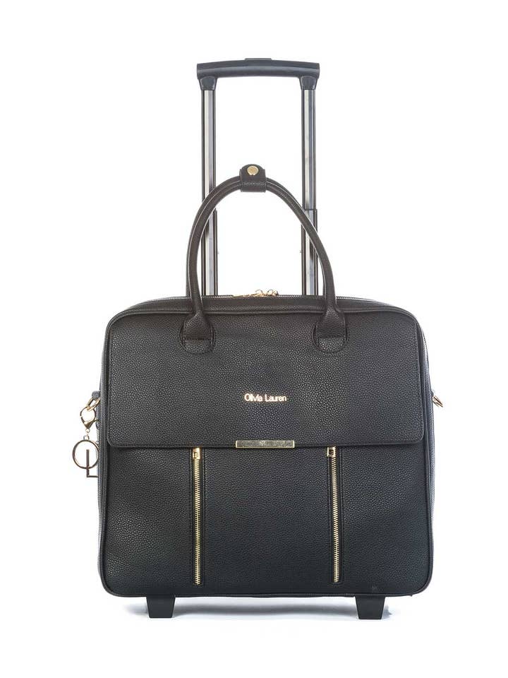 Donovan - Carrito negro para venta al por mayor de Tassinon - Olivia Lauren