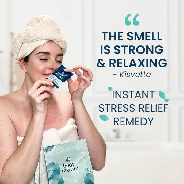 Best Beauty Group - Wholesale Shower Steamer/Bomb - BODY RESTORE Shower Steamer Single Use Bath Bomb Self Care