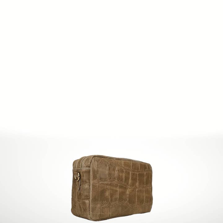 ITALIAN'S LEATHER - Wholesale Shoulder Bag - Women's - Iniak ² Suede leather bag