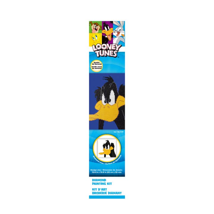 Multi Looney Tunes Daffy Duck Diamond Painting Kit for wholesale on Faire