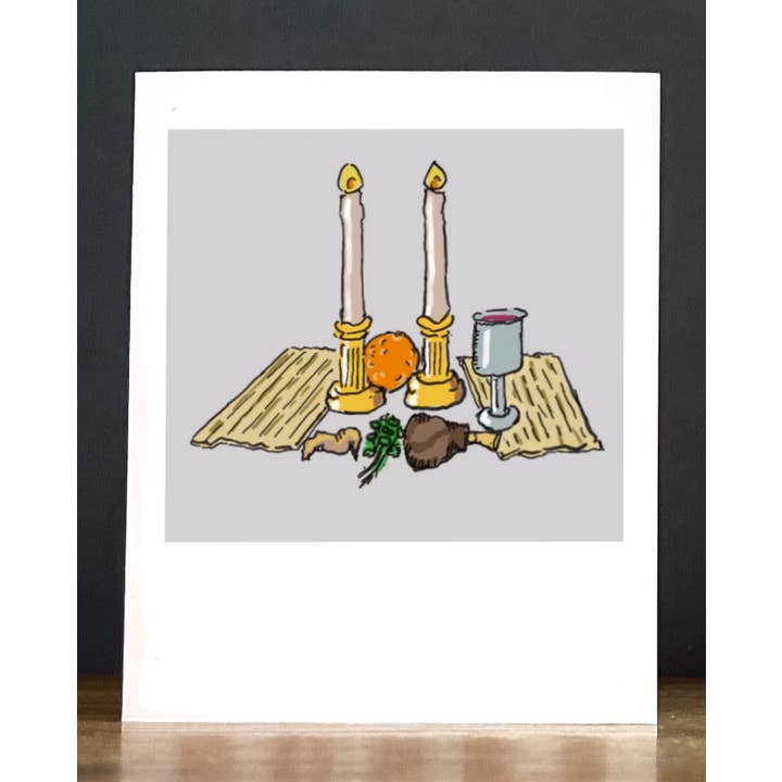 Påske: Sederpladen for engroshandel hos Cards by Charlot