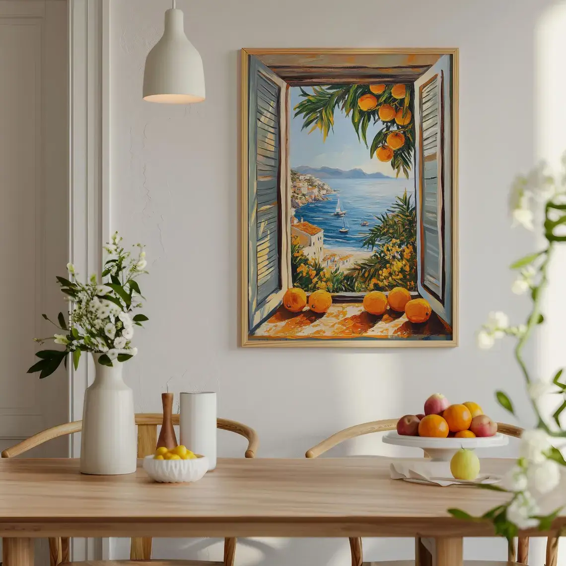 Mother & Sun Studio – wholesale Art print – Fauvism Henri Matisse style open window print poster1