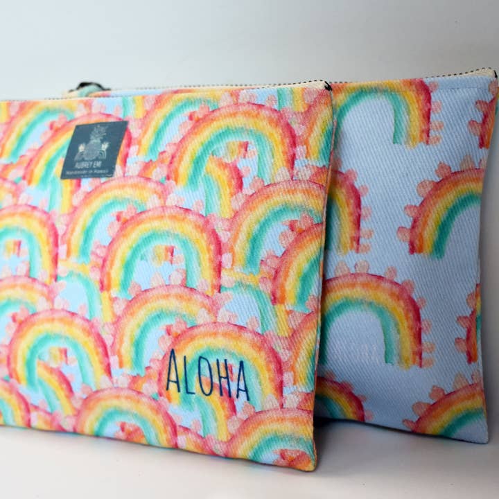 Over the Rainbow - Bolsa pequeña o mediana para venta al por mayor de Aubrey Emi Designs
