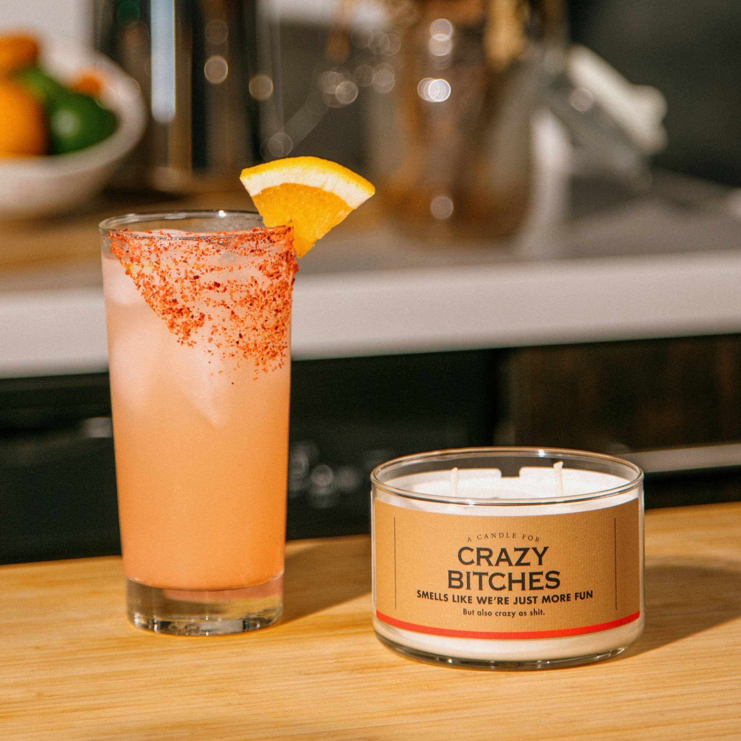 Whiskey River Soap Co. - Wholesale Jar/Filled Candle - A Candle for Crazy Bitches | Funny Candle3