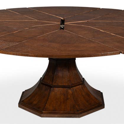 LOOMLAN - Wholesale Side Table - Giselle Jupe Extendable Wooden Dining Table33