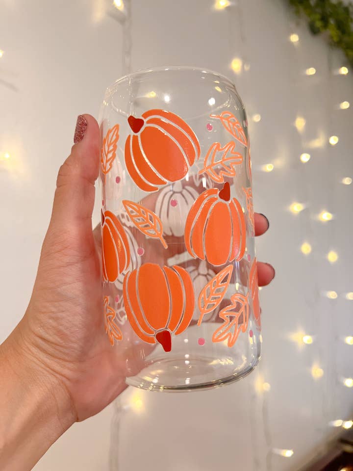 Fall leaves cup for wholesale by Charm and Clay