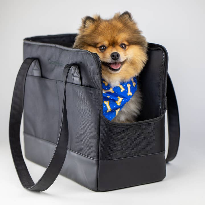 Oskar&Friends - Wholesale Pet carrier – Dog - All-Black Pet Tote bag1
