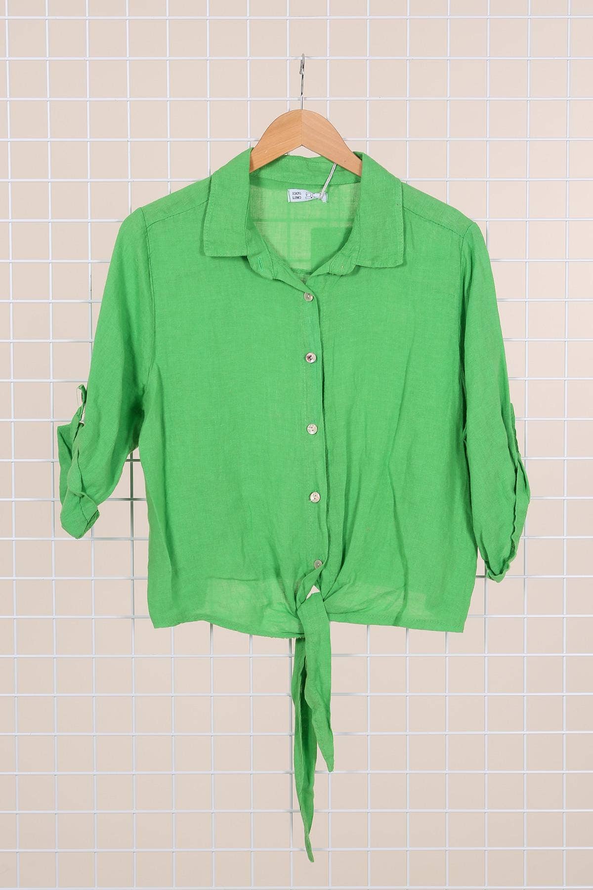 LINEN & COTTON HOUSE - Wholesale Button Down Shirt - Women's - 6228 100% LINEN SHIRT 12