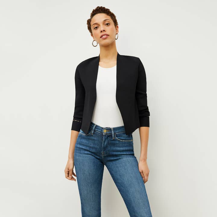 M.M.LaFleur - Wholesale Jacket - Women's - Sant Ambroeus Jardigan :: Black