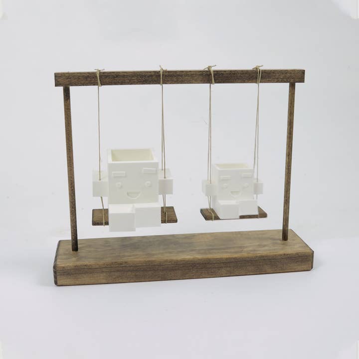 Ohio Workshop - Venta al por mayor Macetas colgantes - Columpio de maceta doble