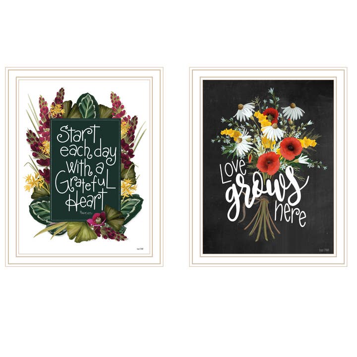 "With Grateful Hearts" 2-Piece Vignette by House Fenway for wholesale by Trendy Decor 4U