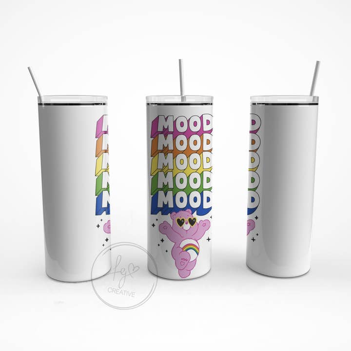 Bears MOOD Stainless Steel Tumbler for wholesale by fangirl creative