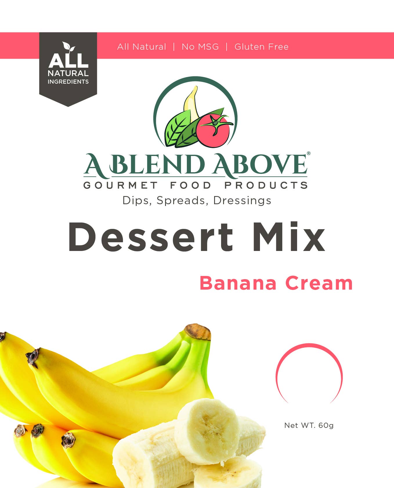 A Blend Above - Wholesale Cake Mix - Banana Cream No Bake Cheesecake Dessert