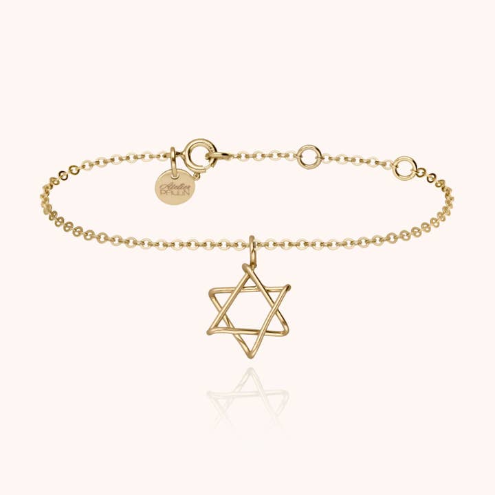 Symbolisches Charm-Armband — Davidstern für den Großhandel von Atelier Paulin
