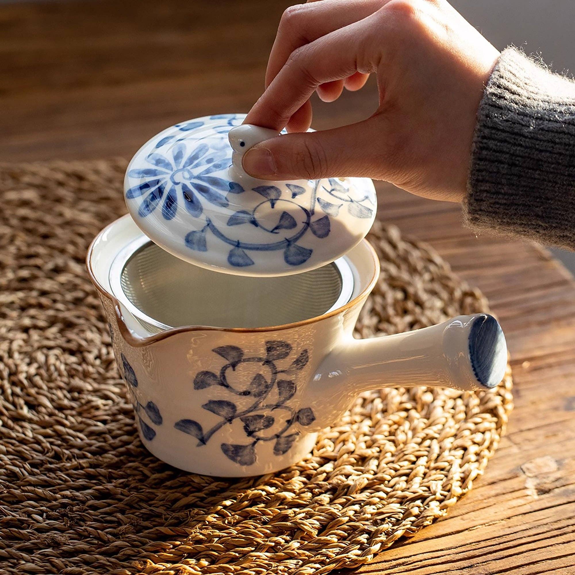 MinoCraft - Vente Théière - Théière kyusu en céramique Minoyaki4