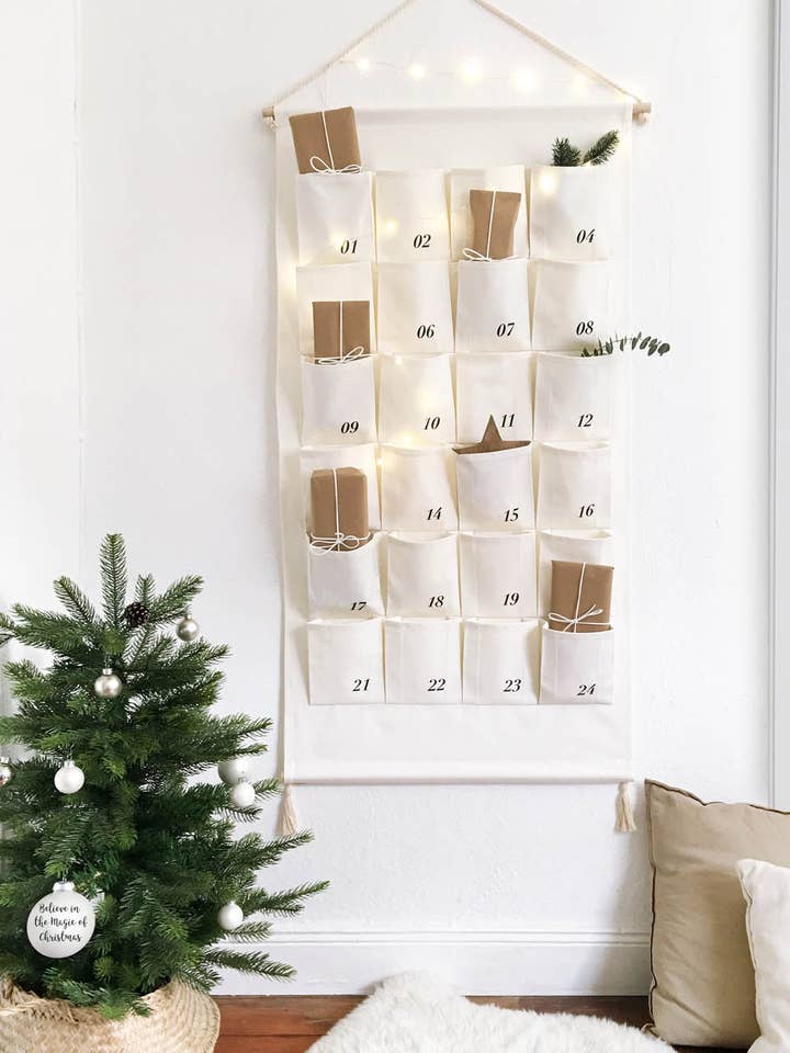 Calendário do advento | off-white por atacado de UNIQUE LOVE Design