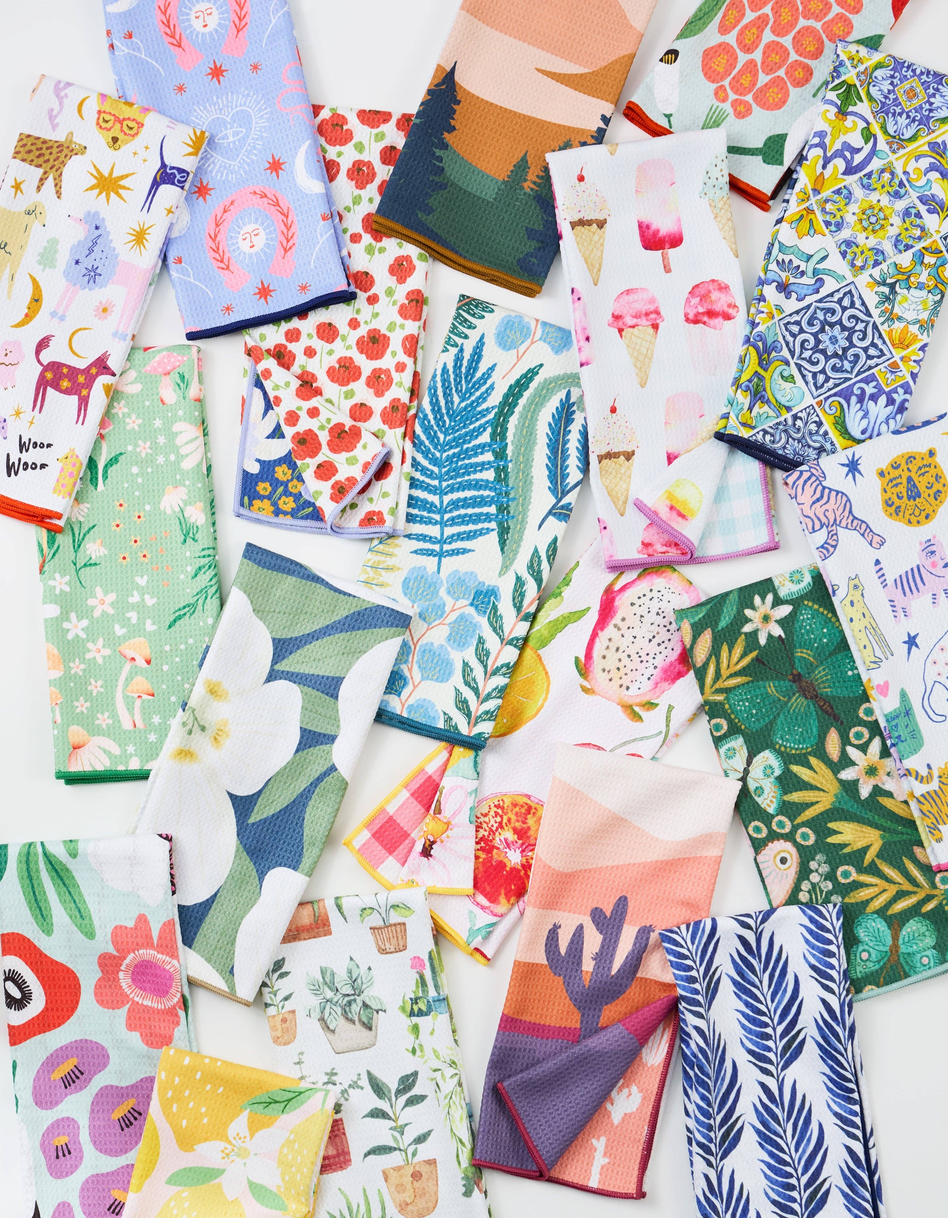 Design Imports - Wholesale Tea Towel - Cascade Sunset Printed Microfiber Dishtowel4