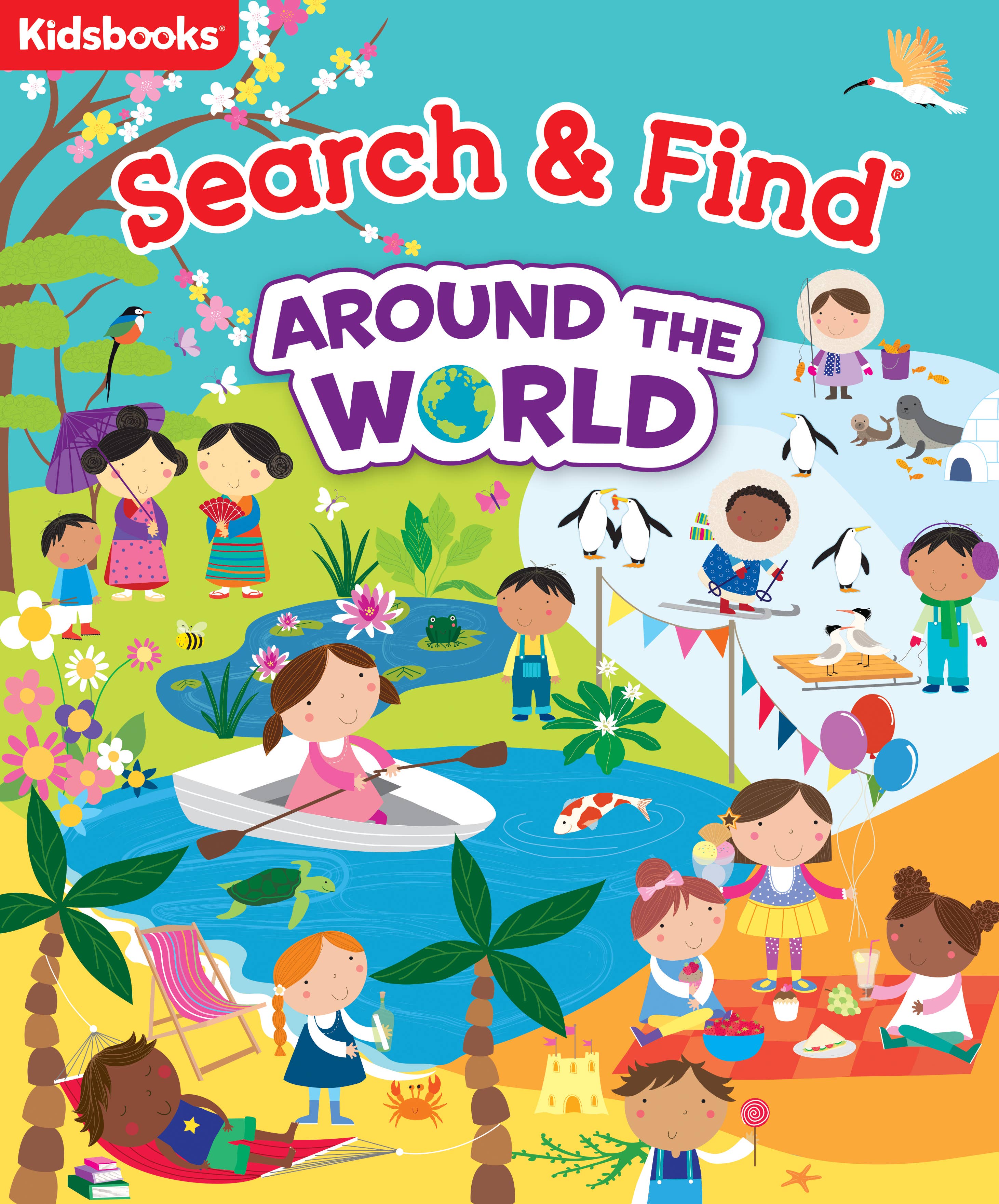 Kidsbooks Publishing - Wholesale Preschool Book (3-5) - My First Search & Find Around the World0