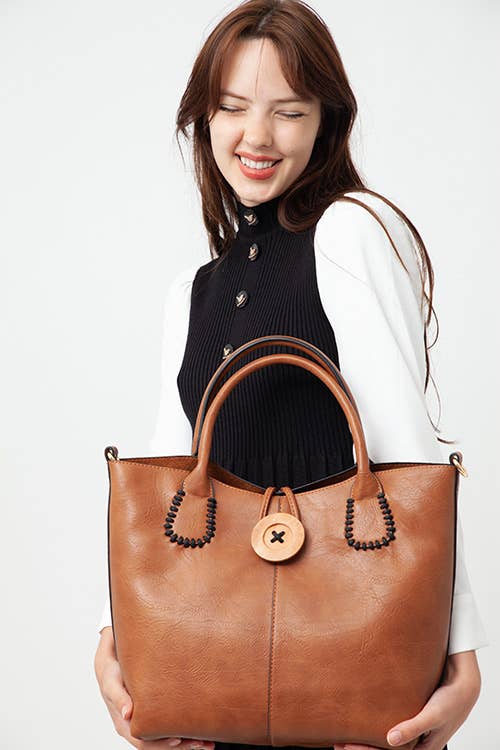 Bessie London - Vendita all'ingrosso Borsa tote - Donna - Bessie London Borsa Classica Tote con Sacca Interna10