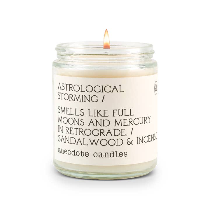 Anecdote Candles – Großhandel Kerze im Glas / gefüllte Kerze – Astrological Storming Duftkerze (Sandelholz & Weihrauch)1