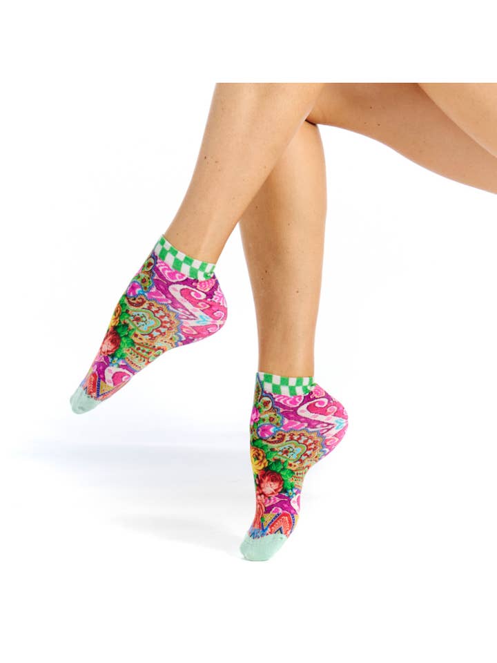 Dub & Drino – wholesale Socks – Women's – Ikat ultra-short socks