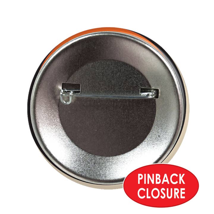 Beistle - Vente Épinglettes/boutons - Bouton en forme de tête de mort vintage de 2 pouces pour Halloween - BT1674