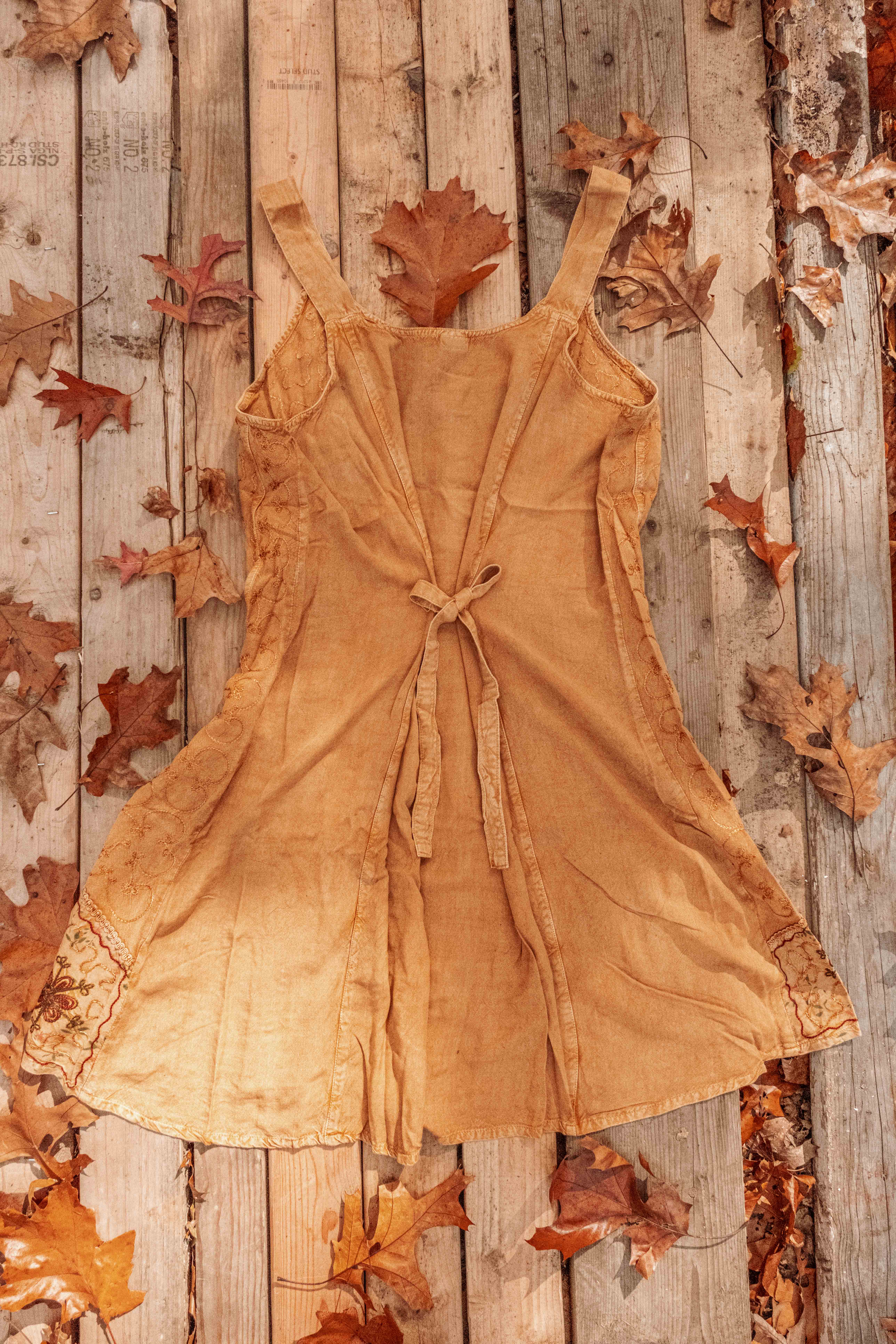 Gardenbelle Shop - Venta al por mayor Vestido - Mujer - Minivestido de patchwork bordado Bohemian Cottage Core PLUS1