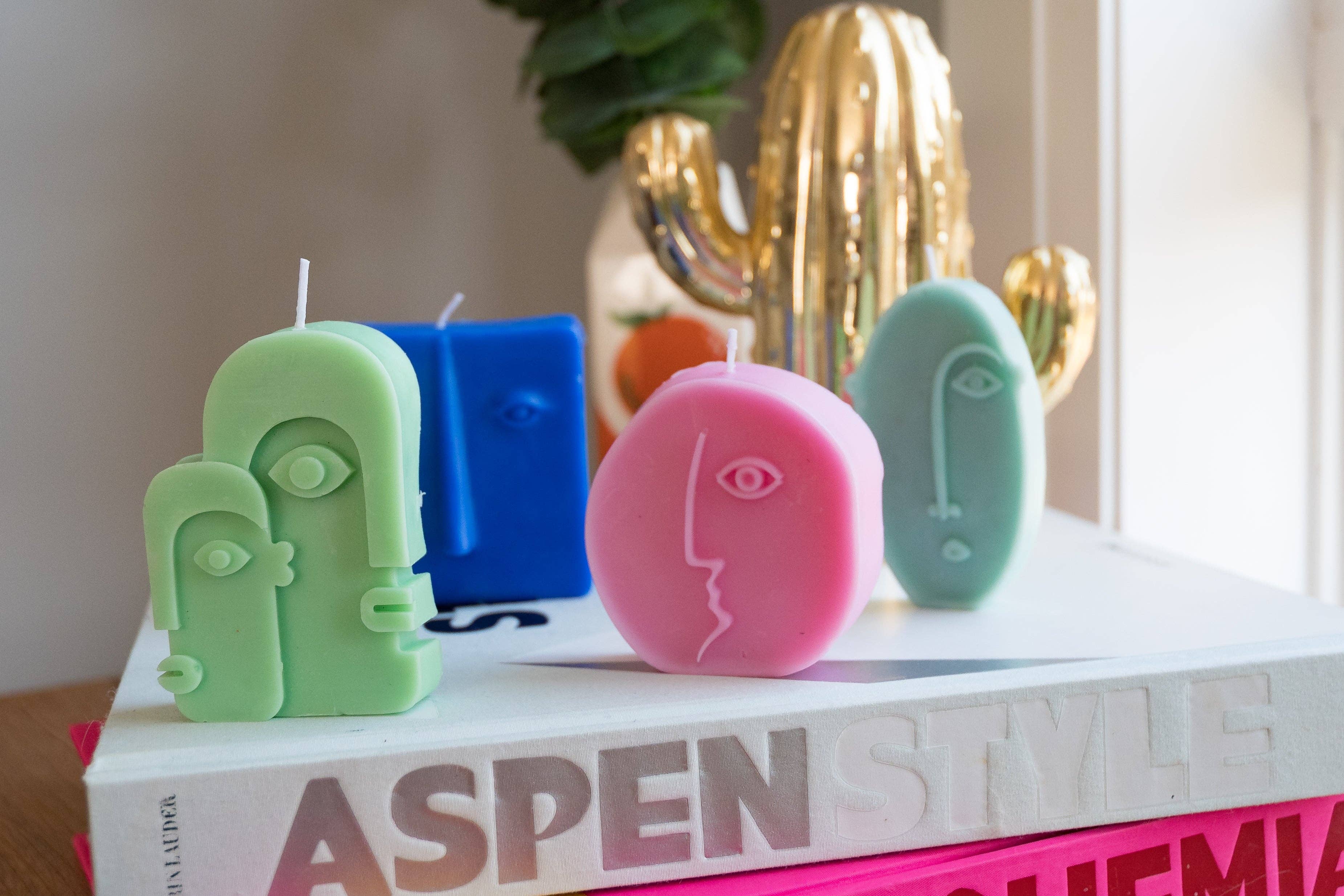 Candle Lume - Wholesale Novelty Candle - Abstract Face Candle0