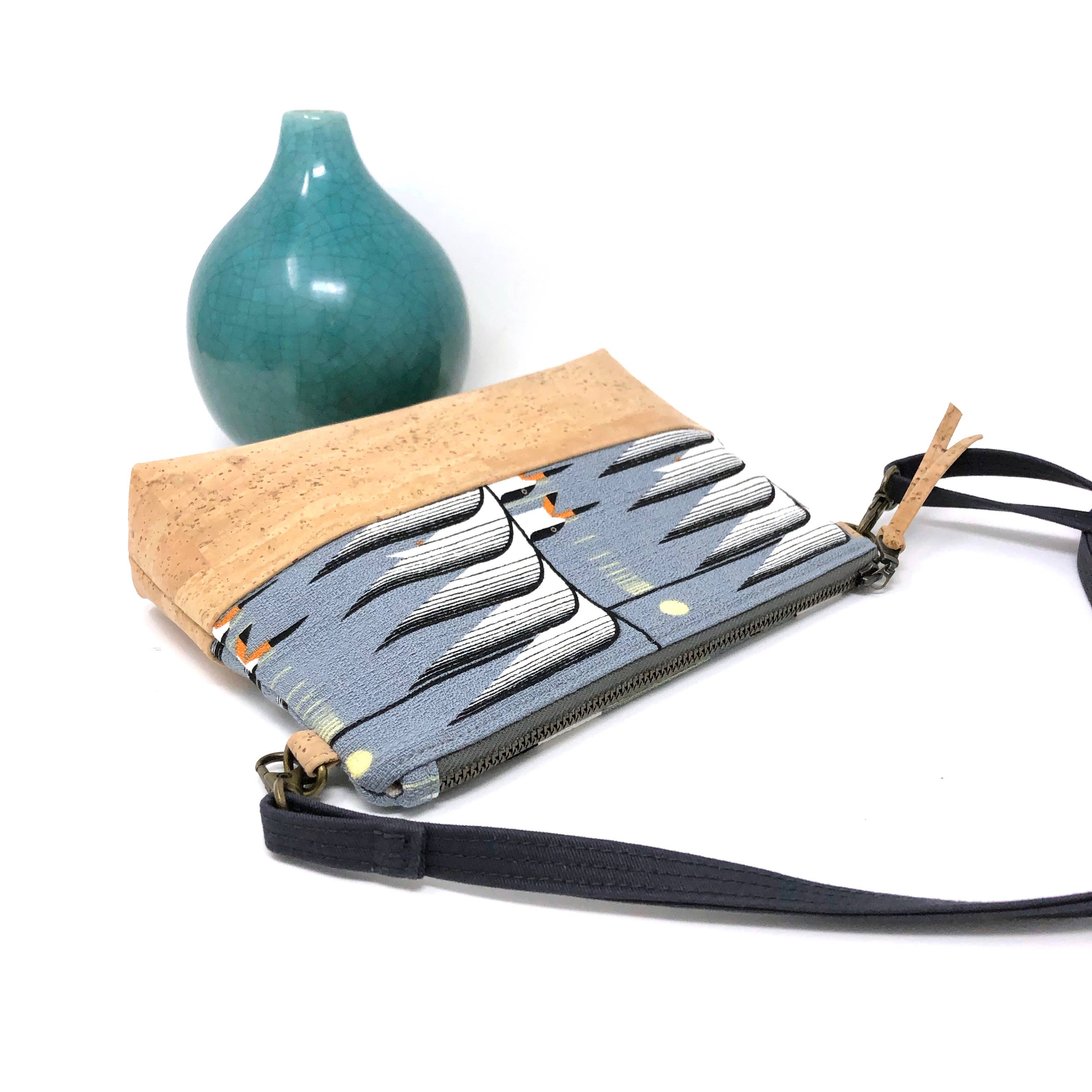 mmb by hand - Wholesale Crossbody Bag - Women's - Organic and Cork Mini Crossbody - Charley Harper Prints6