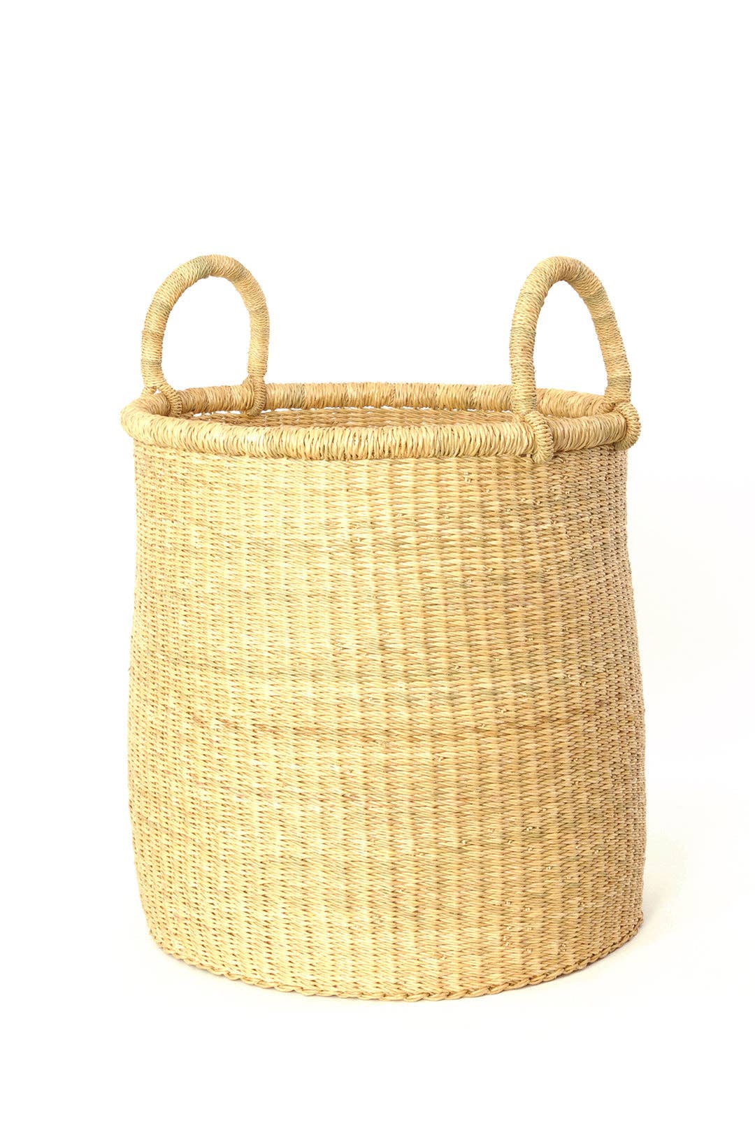 African Modern - Wholesale Basket - Set of Two All Natural Elephant Grass Baskets2