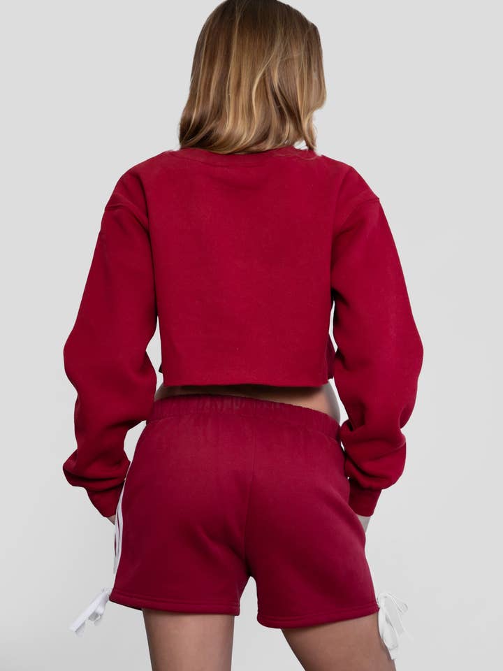 TICTOC - Wholesale Shorts - Women's - SUNNI Casual Mid Rise Plush Fleece Shorts13