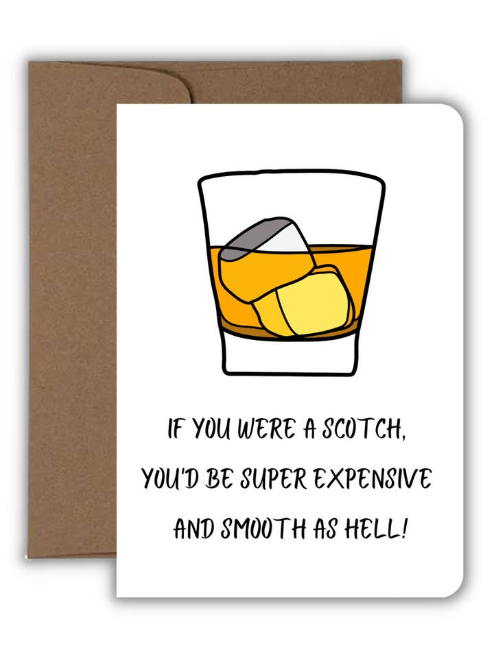 Biglietto di auguri di compleanno - Scotch per la vendita all'ingrosso da parte di Fyg & Company, LLC