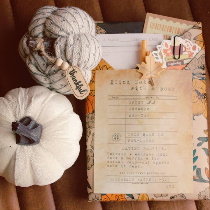 Gg's Gifts & Boutique – wholesale Crafts, hobbies and DIY – Fall Edit - Blind Date with a Book (Mixed Genres)5