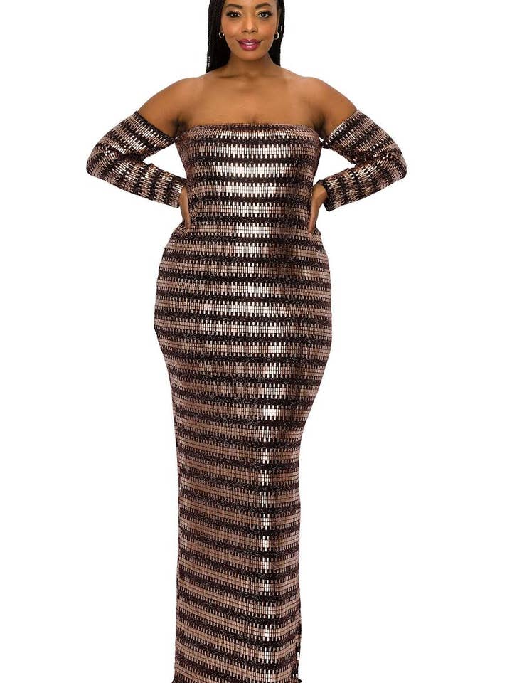 Temptations Sequin Dress for wholesale by J2 FASHION