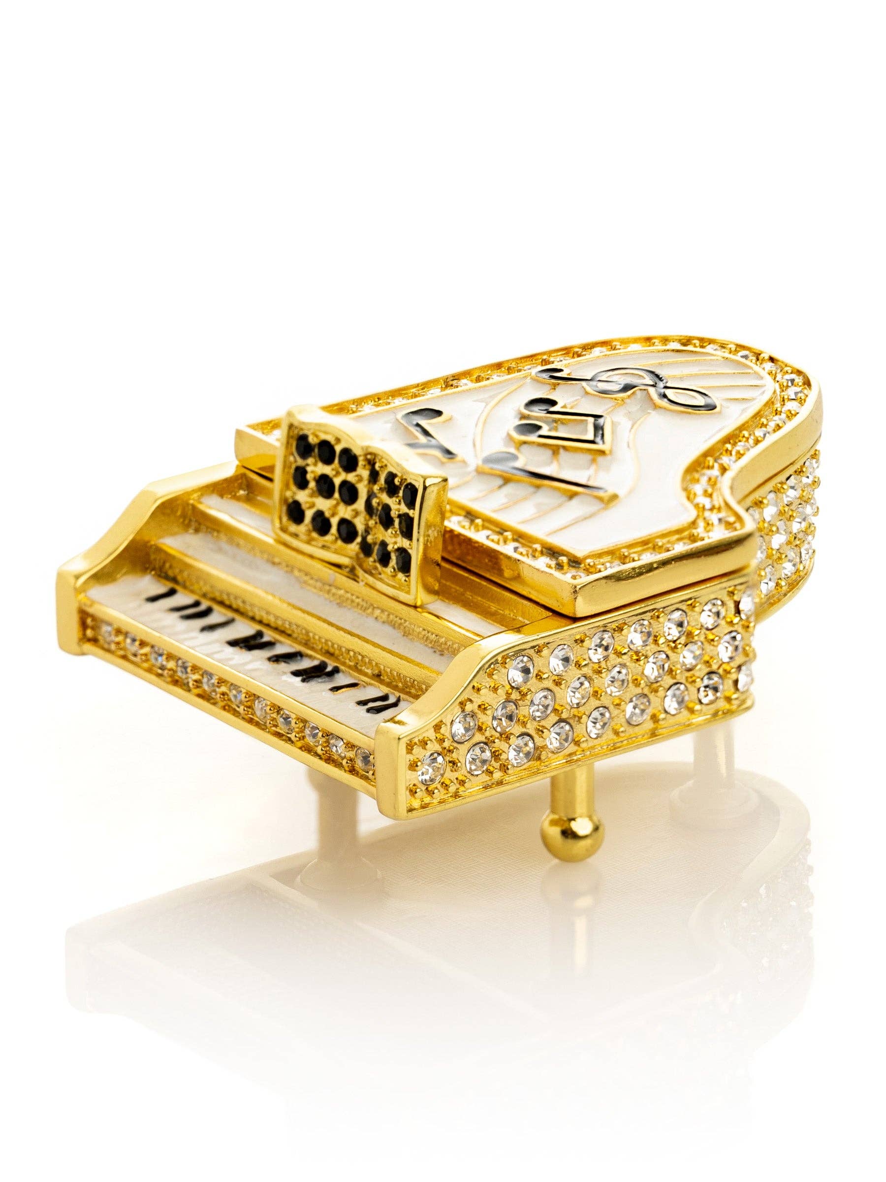 Keren Kopal - Wholesale Jewelry Box/Organizer - Golden White Piano3