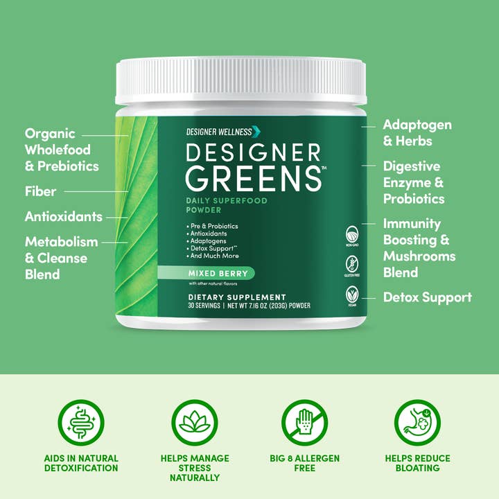 Designer Wellness - Wholesale Protein/Superfood Powder - Designer Greens4