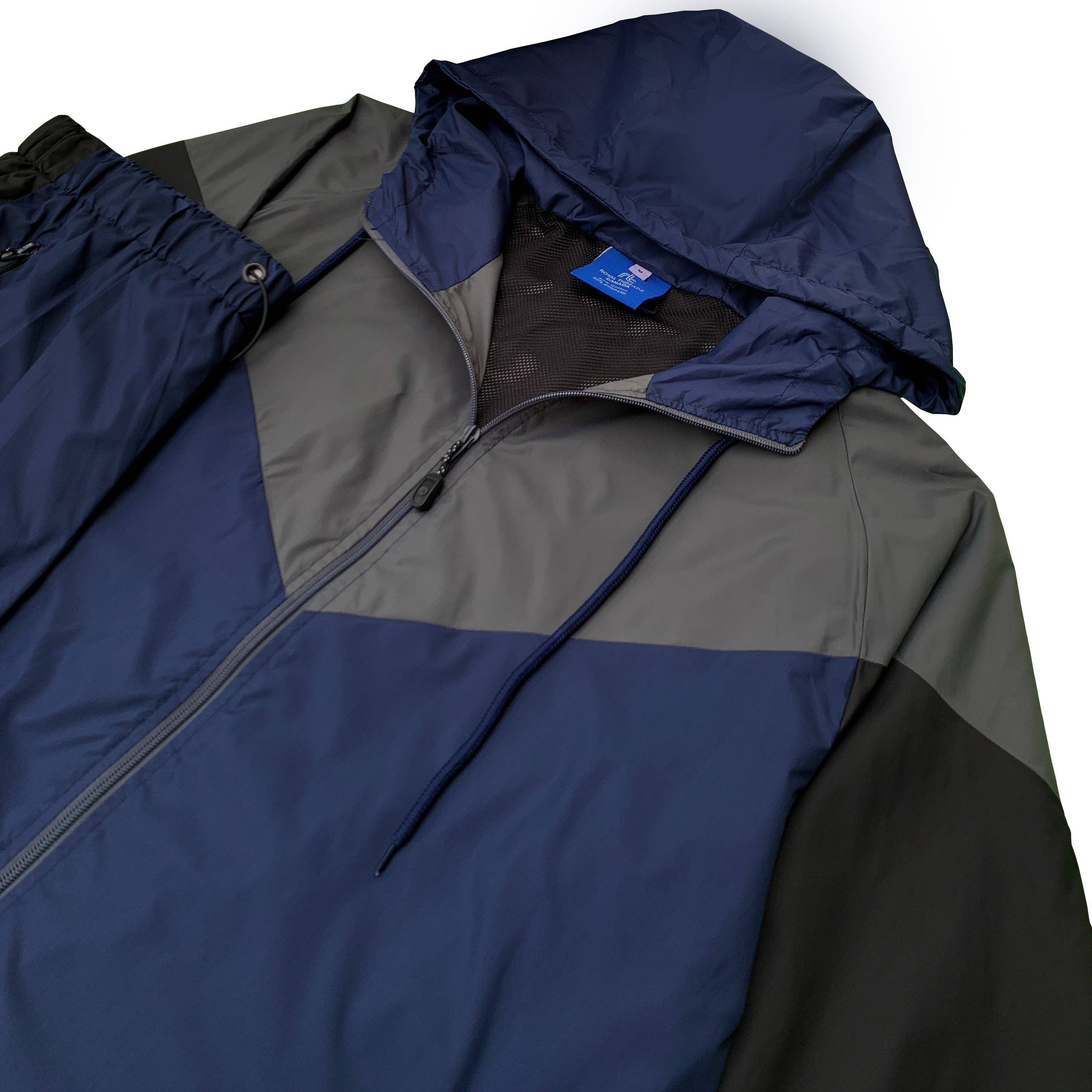 Royal Threads - Wholesale Windbreaker - Men's - Men's Colorful Hooded Windbreaker Water Repellent GYM Outfit5