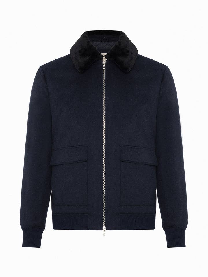 Navy Blue Coat M18-2 for wholesale by Andrea Nicolotti