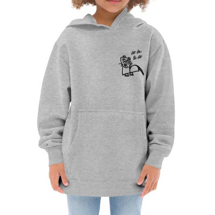 Do Da Li Do Cat Hoodie (Youth) for wholesale by Akimiro Studio