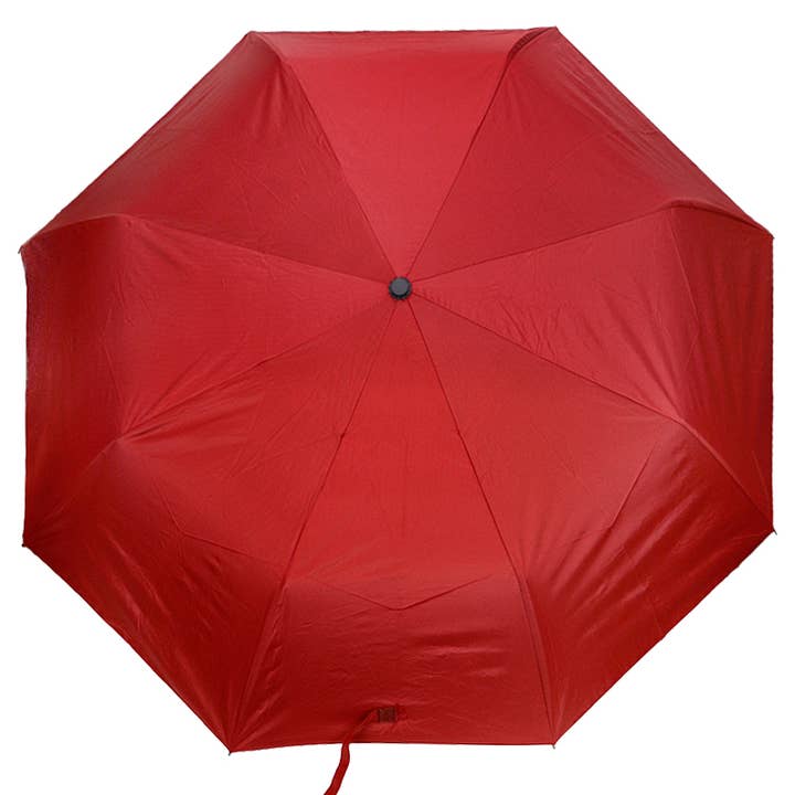 Cap Zone - Venta al por mayor Paraguas - Unisex - Paraguas compacto automático con fondo negro neutro oscuro