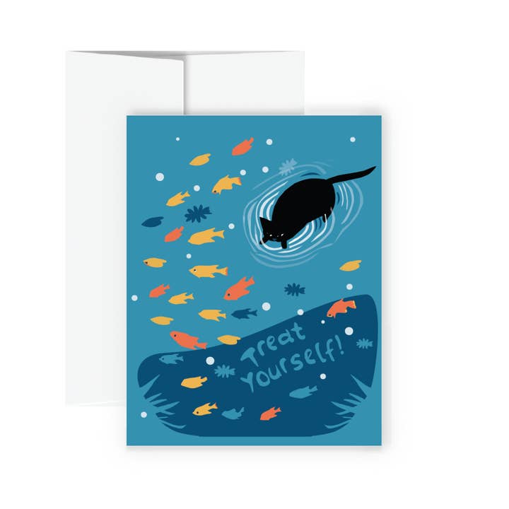 Greeting Card - Treat Yourself for wholesale by All Very Goods