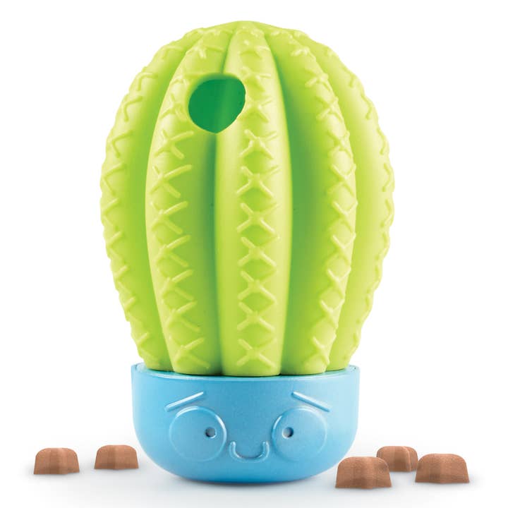 Hunger for Words and Brightkins - Wholesale Pet Toy - Dog - Brightkins™ Cactus Surprise! Treat Dispenser