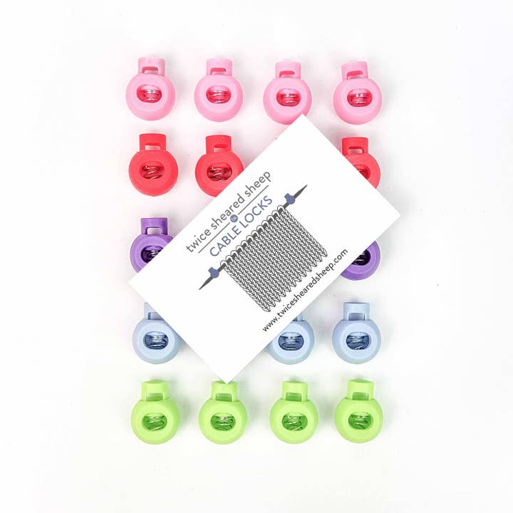 Cable Locks - Circular Needle Cord Stops for wholesale by Twice Sheared Sheep