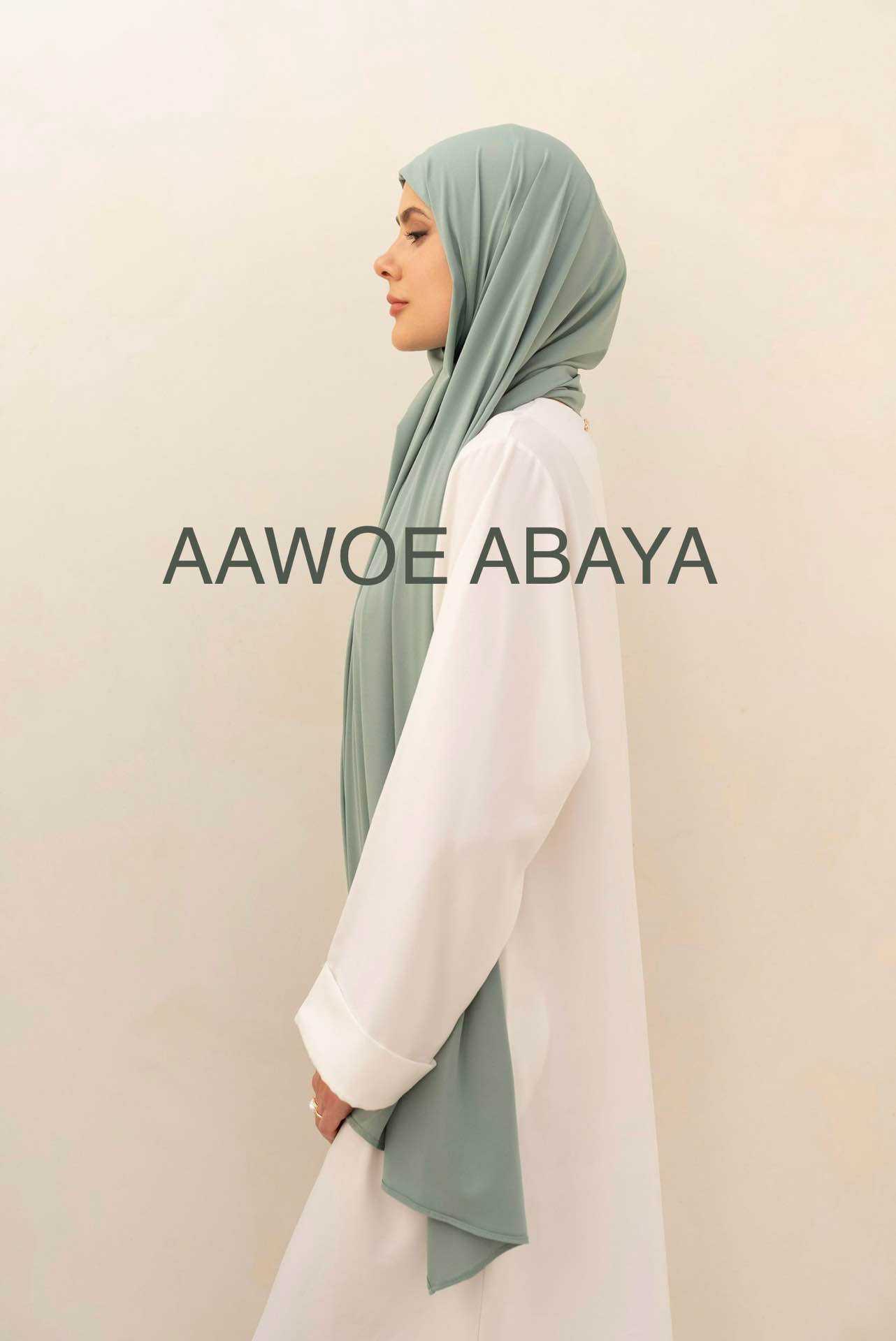 Aawoe Abaya - Wholesale Hijab - Women's - Elegant Long-Sleeve Shawl - 2484-HIJ46