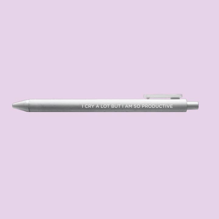 Lloro mucho, pero soy un bolígrafo de notas muy productivo. para venta al por mayor de MangoIllustrated
