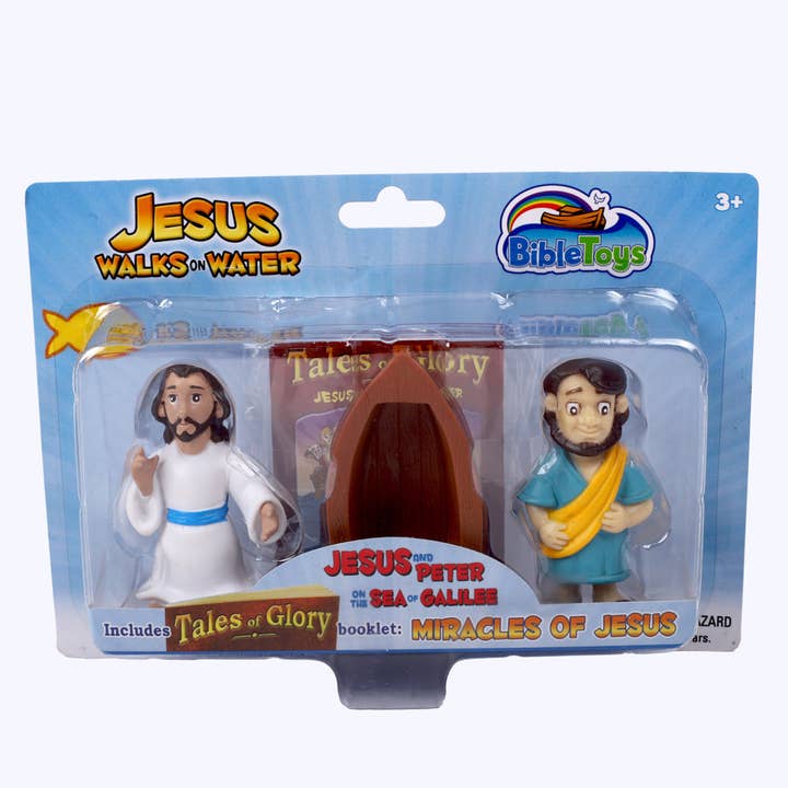Swanson Christian Products - Wholesale Figurine Toy - Kids - Toy Figurine - Jesus Walks On Water2