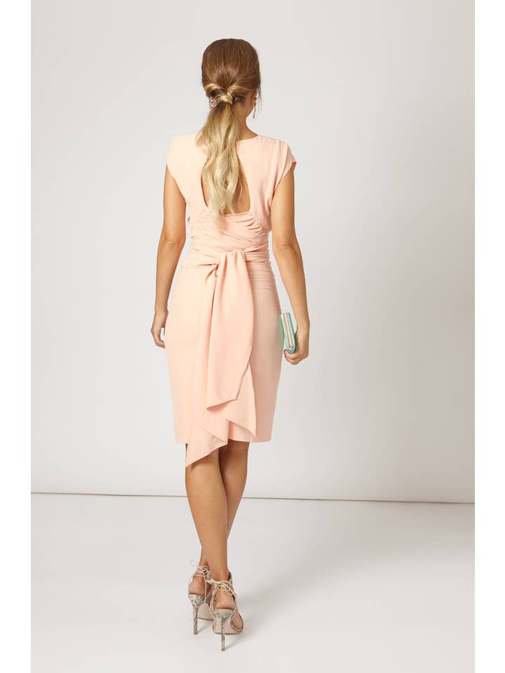 Bruna - Wholesale Dress - Women's - Myri Peach Dress · Iconics ·